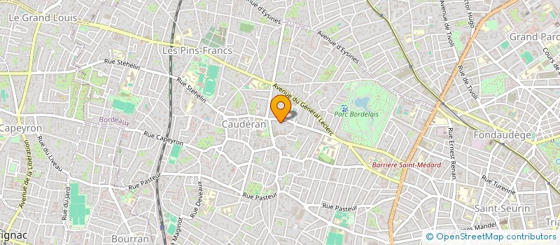 localisation de l'entreprise GABRIEL  BORDEAUX