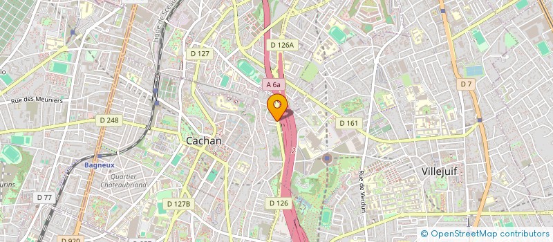 localisation de l'entreprise GABRIEL  CACHAN