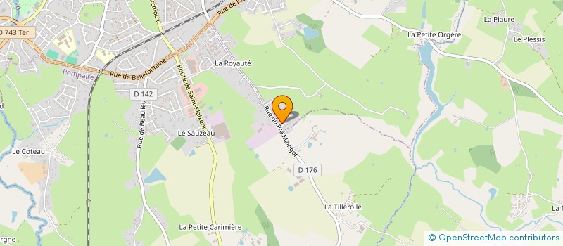 localisation de l'entreprise GABRIEL  POMPAIRE