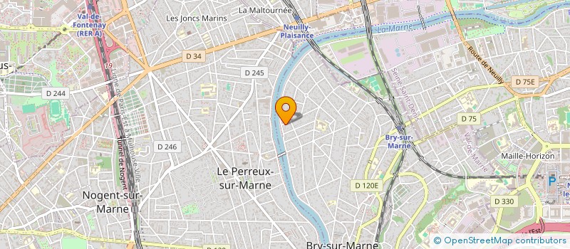 localisation de l'entreprise GABRIEL  BRY-SUR-MARNE