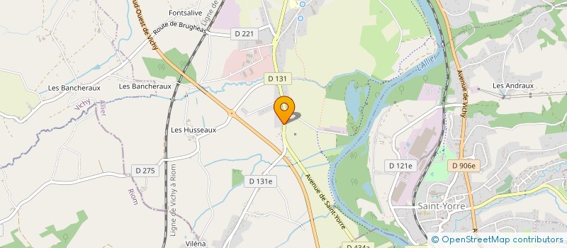 localisation de l'entreprise GABRIEL à HAUTERIVE