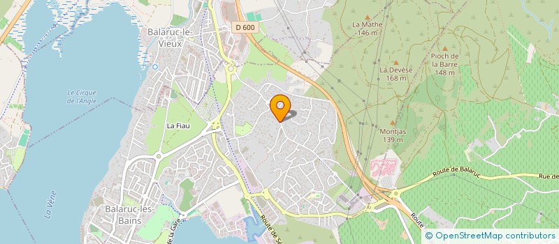 localisation de l'entreprise GABRIEL  BALARUC-LES-BAINS