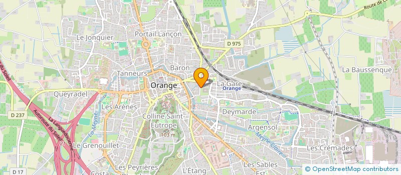 localisation de l'entreprise GABRIEL  ORANGE