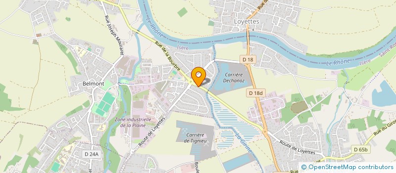 localisation de l'entreprise GABRIEL  CHAVANOZ