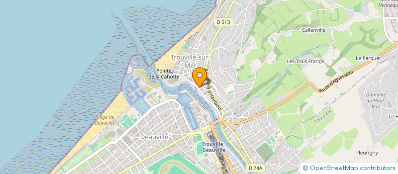 localisation de l'entreprise GABRIEL  TROUVILLE-SUR-MER