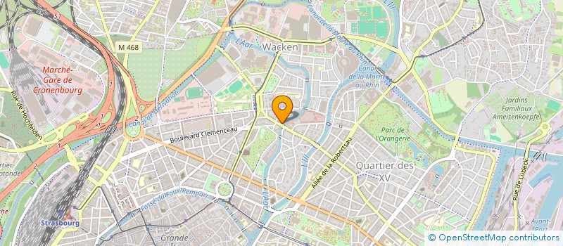 localisation de l'entreprise GABRIEL ANDRE SAS à STRASBOURG