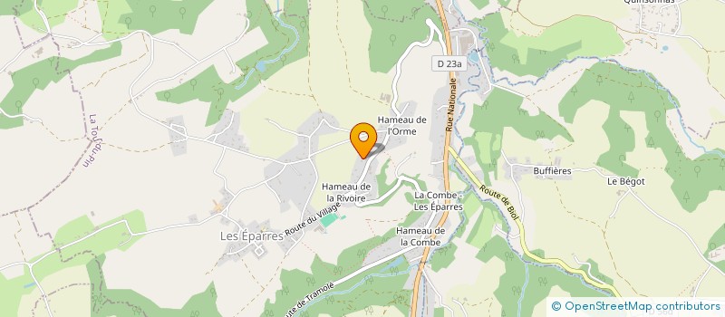 localisation de l'entreprise GABRIEL COLOM  LES EPARRES