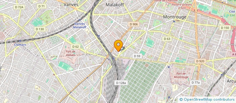 localisation de l'entreprise GABRIEL ESTATE  MONTROUGE