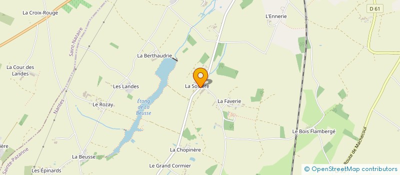 localisation de l'entreprise GABRIEL FEVRE à SAINTE-PAZANNE