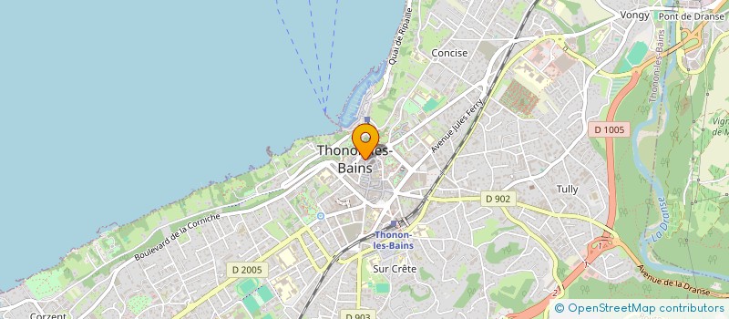 localisation de l'entreprise GABRIEL IMMO à THONON-LES-BAINS