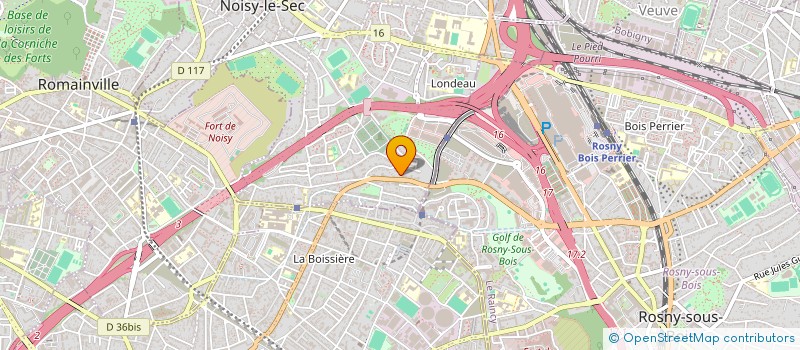 localisation de l'entreprise GABRIEL INVEST à NOISY-LE-SEC