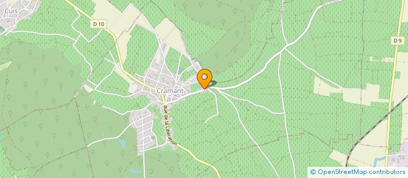 localisation de l'entreprise GABRIEL & MARCEAU  CRAMANT