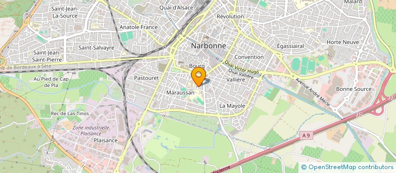 localisation de l'entreprise GABRIEL PERI  NARBONNE