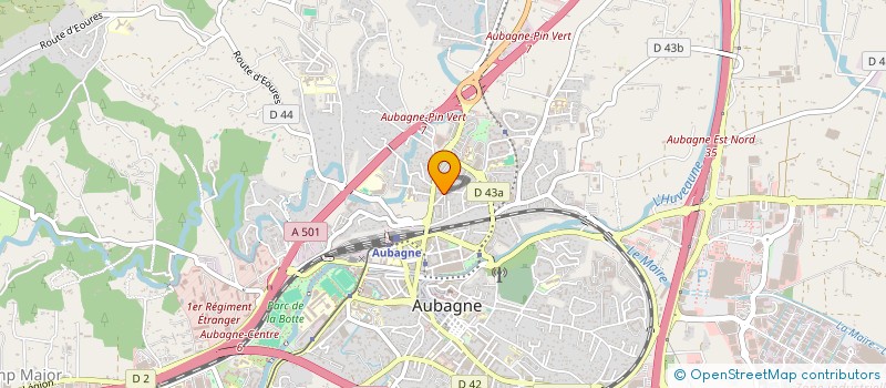 localisation de l'entreprise GABRIEL PERI à AUBAGNE