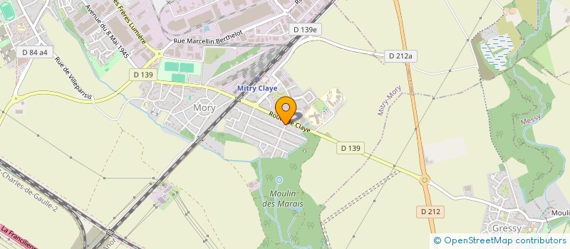 localisation de l'entreprise GABRIEL REAL ESTATE  MITRY-MORY