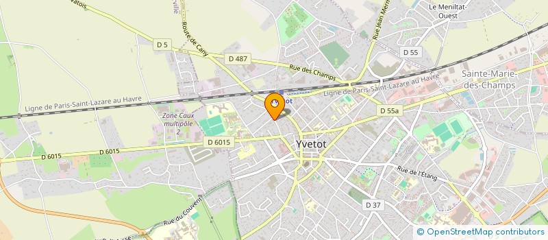 localisation de l'entreprise GABRIEL SARL  YVETOT