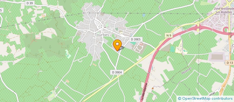 localisation de l'entreprise GABRIEL T  TOURBES