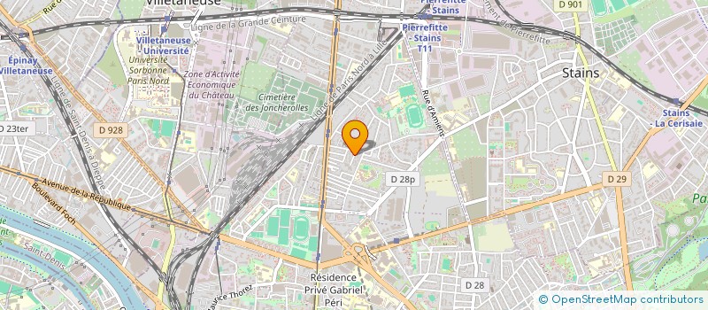 localisation de l'entreprise GABRIEL TULEU à PIERREFITTE-SUR-SEINE