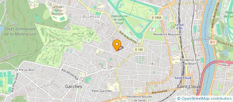 localisation de l'entreprise GABRIEL VTC  GARCHES