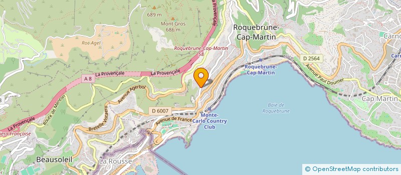 localisation de l'entreprise GABRIELA à ROQUEBRUNE-CAP-MARTIN
