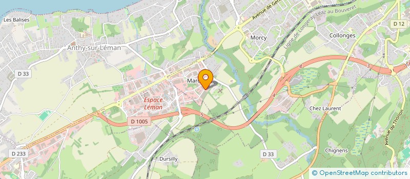 localisation de l'entreprise GABRIELI CARRELAGE  THONON-LES-BAINS