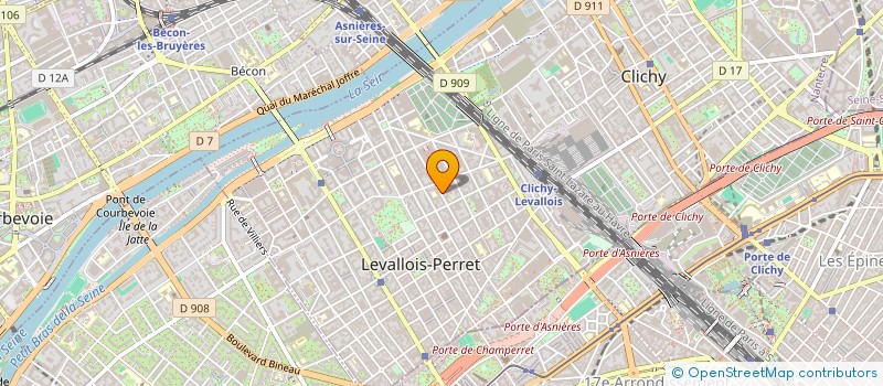 localisation de l'entreprise GABRIELLA 2019 à LEVALLOIS-PERRET