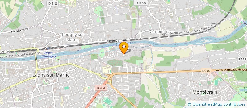 localisation de l'entreprise GABRIELLA  LAGNY-SUR-MARNE