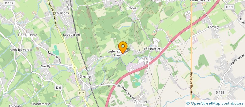 localisation de l'entreprise GABRIELLE  PERS-JUSSY