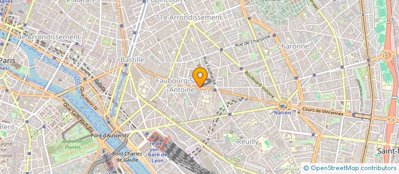 localisation de l'entreprise GABRIELLE  PARIS