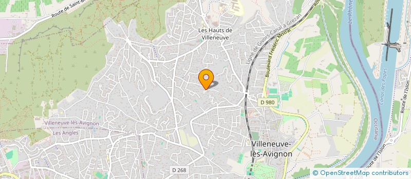 localisation de l'entreprise GABRIELLE  VILLENEUVE-LES-AVIGNON