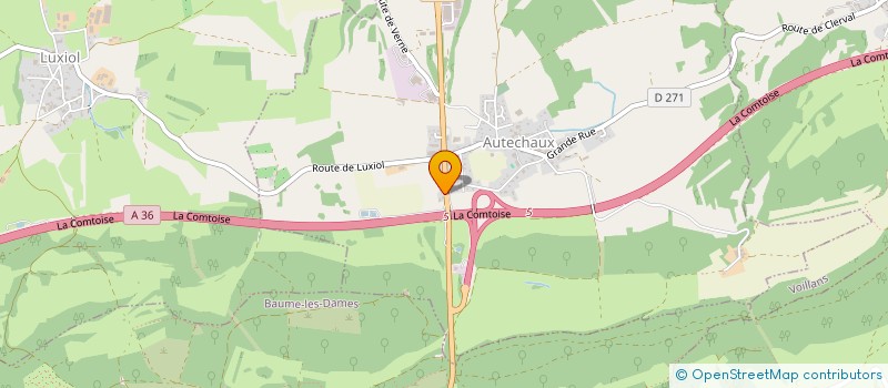 localisation de l'entreprise GABRIELLE  AUTECHAUX