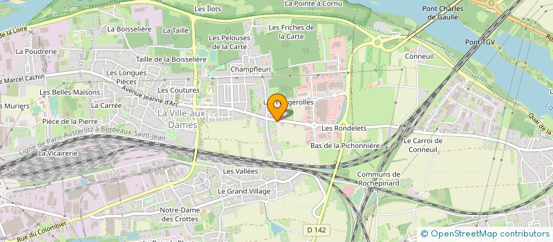 localisation de l'entreprise GABRIELLE D'ESTREES  LA VILLE-AUX-DAMES