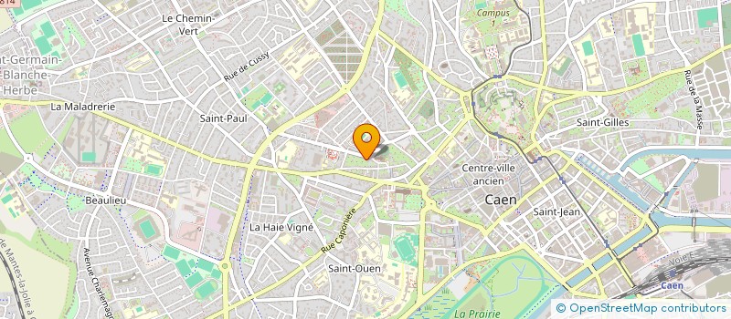 localisation de l'entreprise GABRIELLE IMMO  CAEN