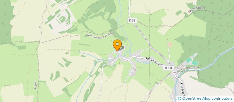 localisation de l'entreprise GABRIELLE IMMOBILIERE  DOMMARTIN-AUX-BOIS