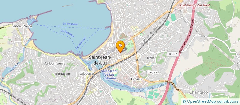 localisation de l'entreprise GABRIELLE & MARGUERITE  SAINT-JEAN-DE-LUZ