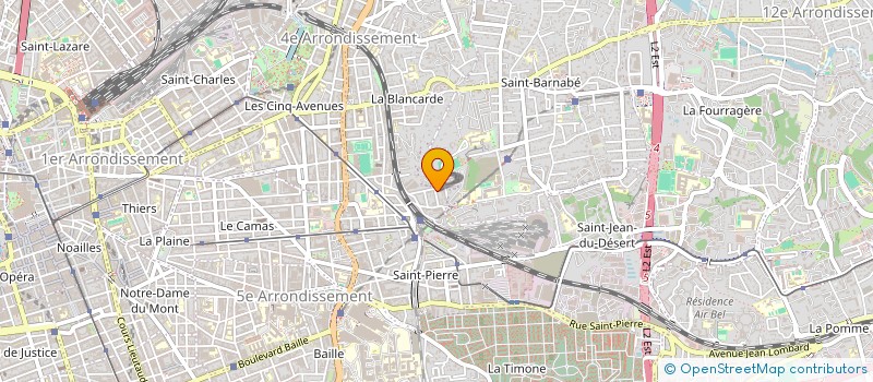 localisation de l'entreprise GABRIELLI RIBES SJG à MARSEILLE