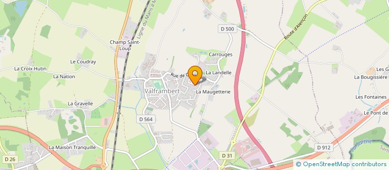 localisation de l'entreprise GABRINES à VALFRAMBERT