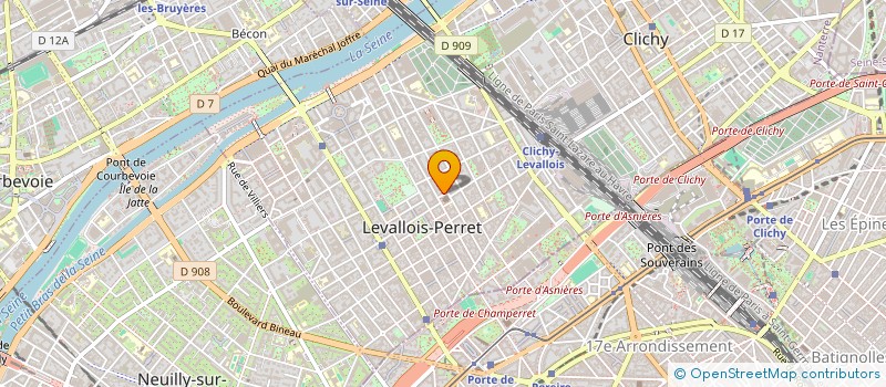 localisation de l'entreprise GABRIO à LEVALLOIS-PERRET
