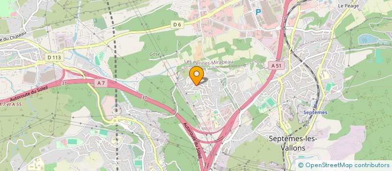 localisation de l'entreprise GABRO à SEPTEMES-LES-VALLONS