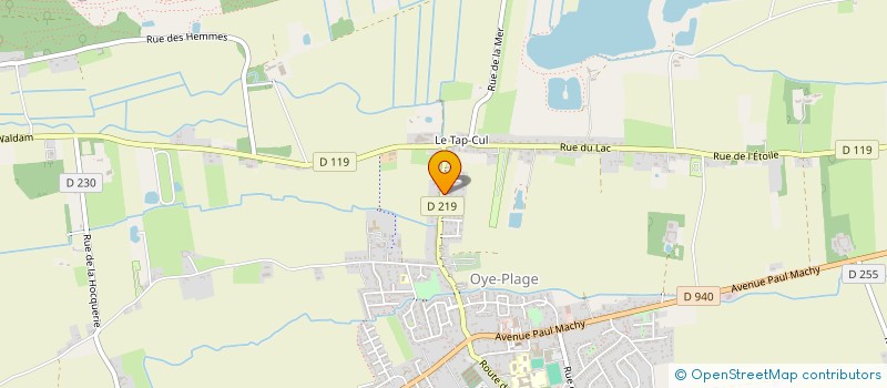 localisation de l'entreprise GABRO  OYE-PLAGE