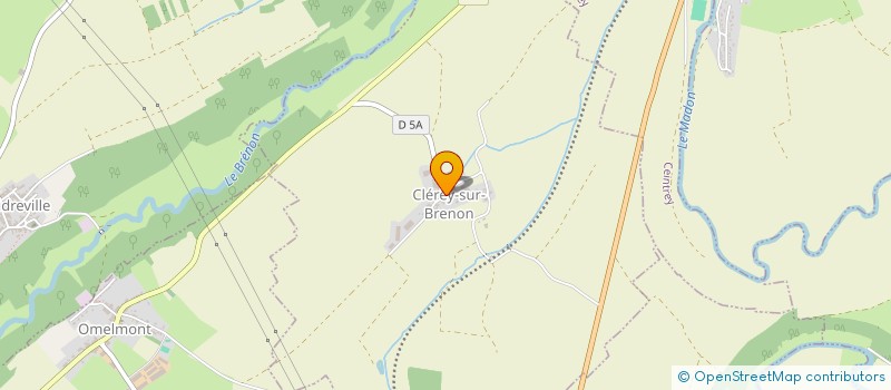 localisation de l'entreprise GABS  CLEREY-SUR-BRENON