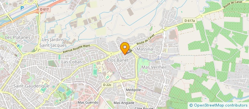 localisation de l'entreprise GABSO  PERPIGNAN