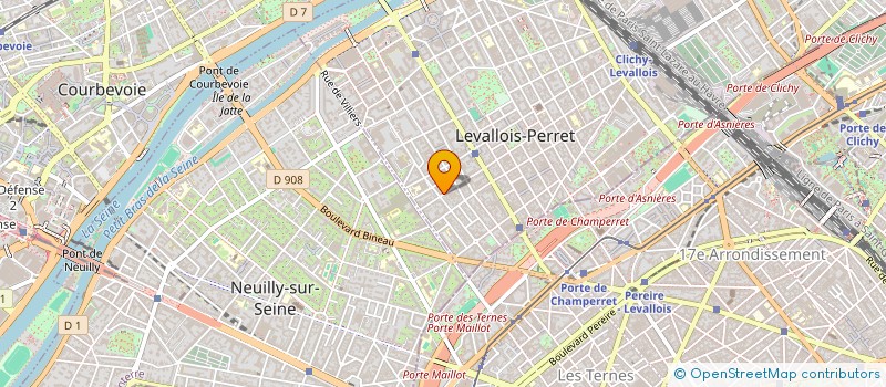 localisation de l'entreprise GABSY à LEVALLOIS-PERRET