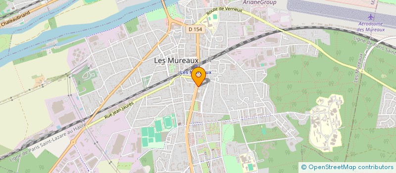 localisation de l'entreprise GABTECH à LES MUREAUX