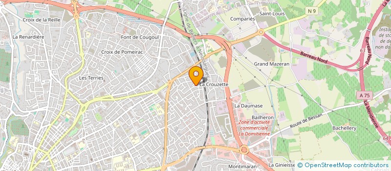 localisation de l'entreprise GABUASSO  BEZIERS