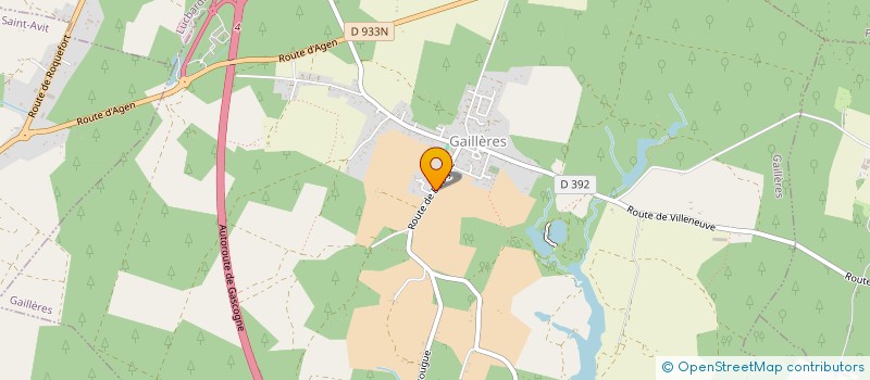 localisation de l'entreprise GABULE  LAGLORIEUSE