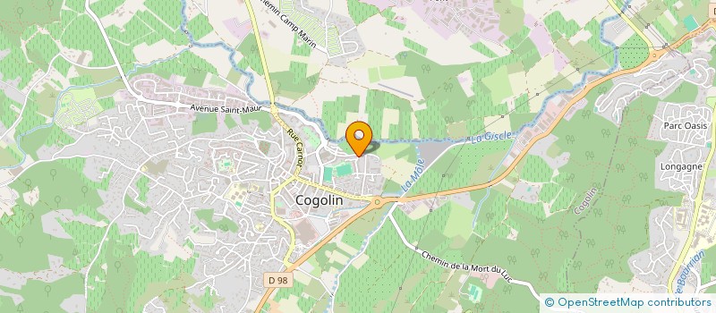 localisation de l'entreprise GABUR à COGOLIN