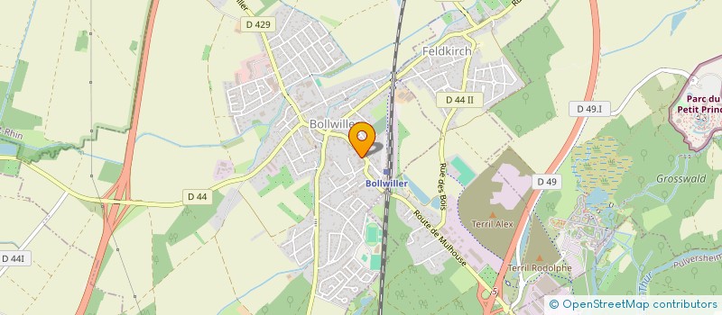 localisation de l'entreprise GABY  BOLLWILLER
