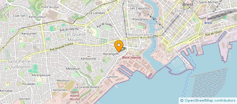 localisation de l'entreprise GABY  BREST