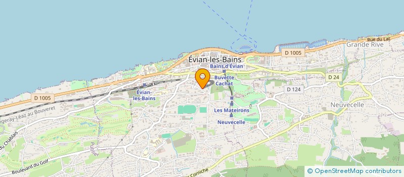 localisation de l'entreprise GABY  EVIAN-LES-BAINS